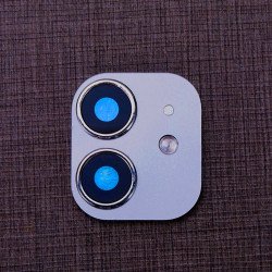 Upgrade Camera Lens Tempered Glass for iPhone XR to iPhone 11 (6.1in) (Purple)